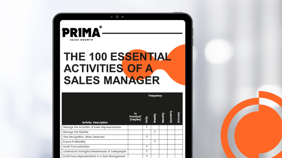 100 sales management activities